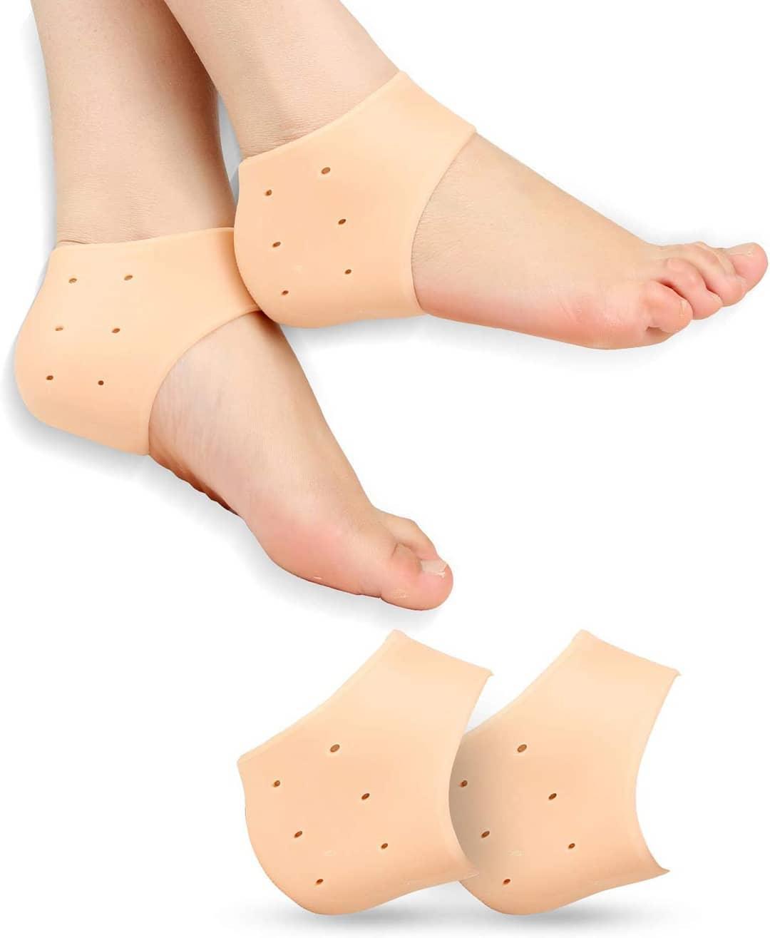 Unisex Silicone Heel Pads - No Show Length for Easy Wear And Comfort