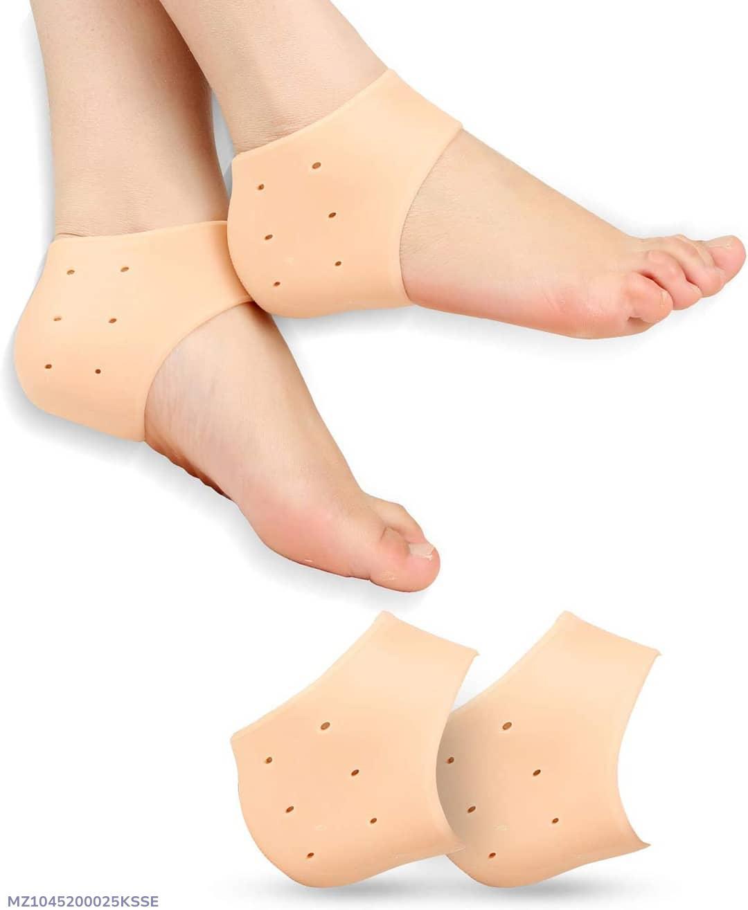 Unisex Silicone Heel Pads - No Show Length for Easy Wear And Comfort